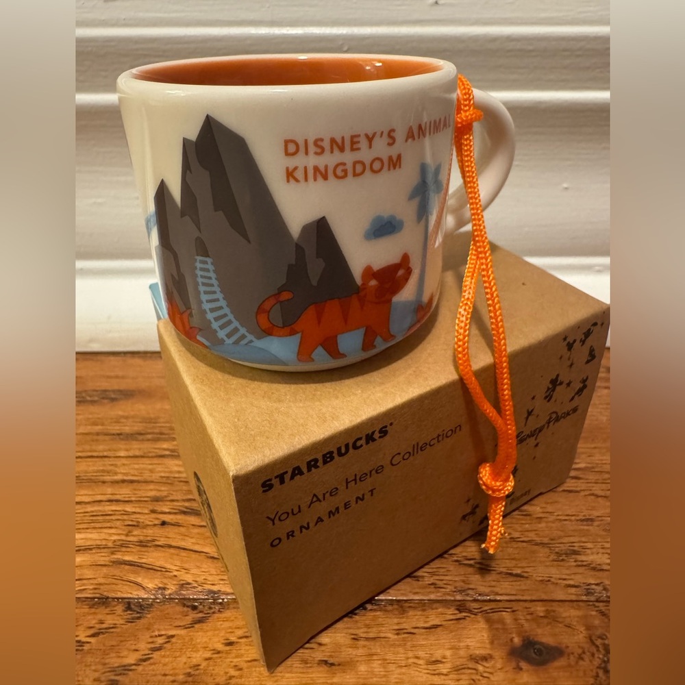 Starbucks You Are Here series 3
Disney World Animal Kingdom mini mug ornament